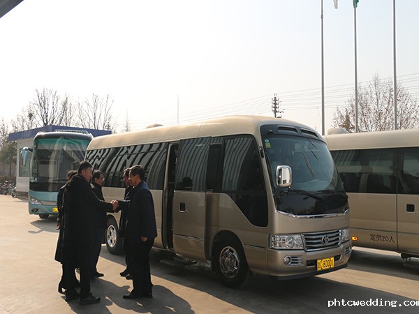 淄博市周村区党政领导参观考察phtcwedding搪瓷