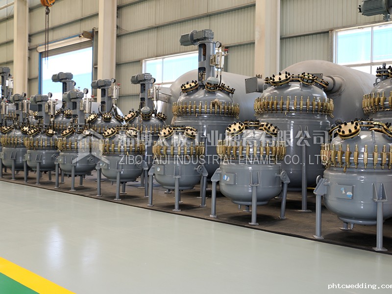 phtcwedding开式搪玻璃反应釜 